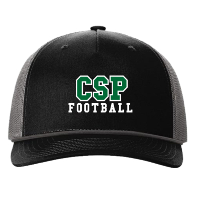 CSP Wolfpack Mini Football- Richardson Rope Cap Embroidered- Charcoal/Black product image