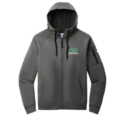 CSP Wolfpack Mini Football-Nike Thermafit Pocket Full Zip Hooded Embroidered-Anthracite product image