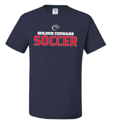 Golden Cougars Soccer Cotton Short Sleeve Shirt product image