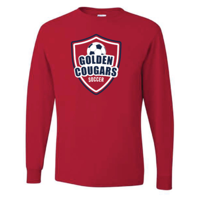 Golden Cougars Soccer Cotton Long Sleeve Shirt product image