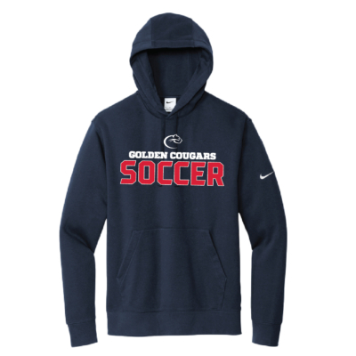 Golden Cougars Soccer NIKE Club Fleece Hooded Sweatshirt product image