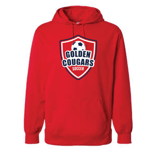 Golden Cougars Soccer Poly Hooded Sweatshirt - Image 5