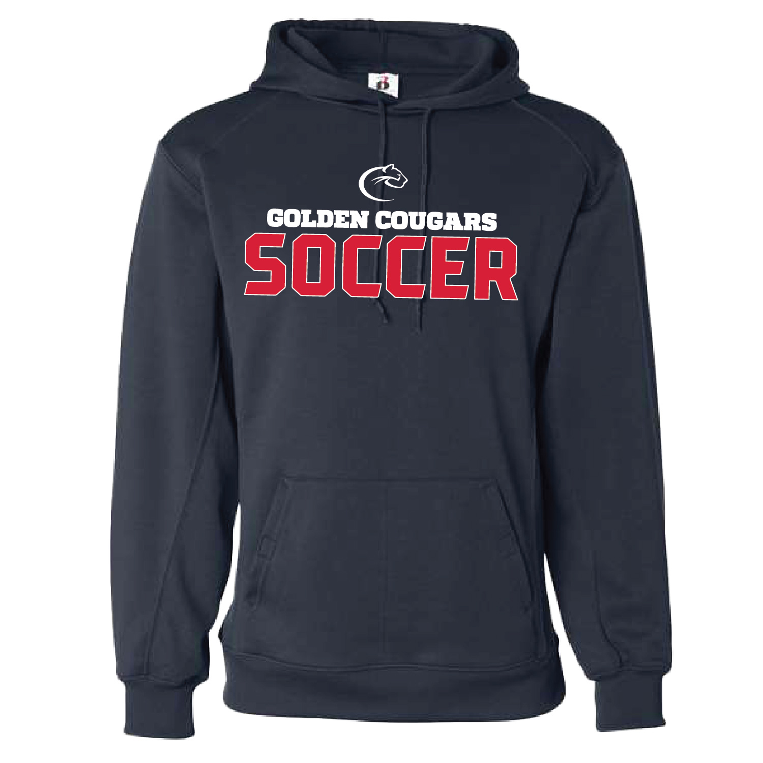Golden Cougars Soccer Poly Hooded Sweatshirt product image