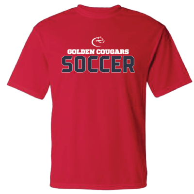 Golden Cougars Soccer Poly Short Sleeve Shirt product image