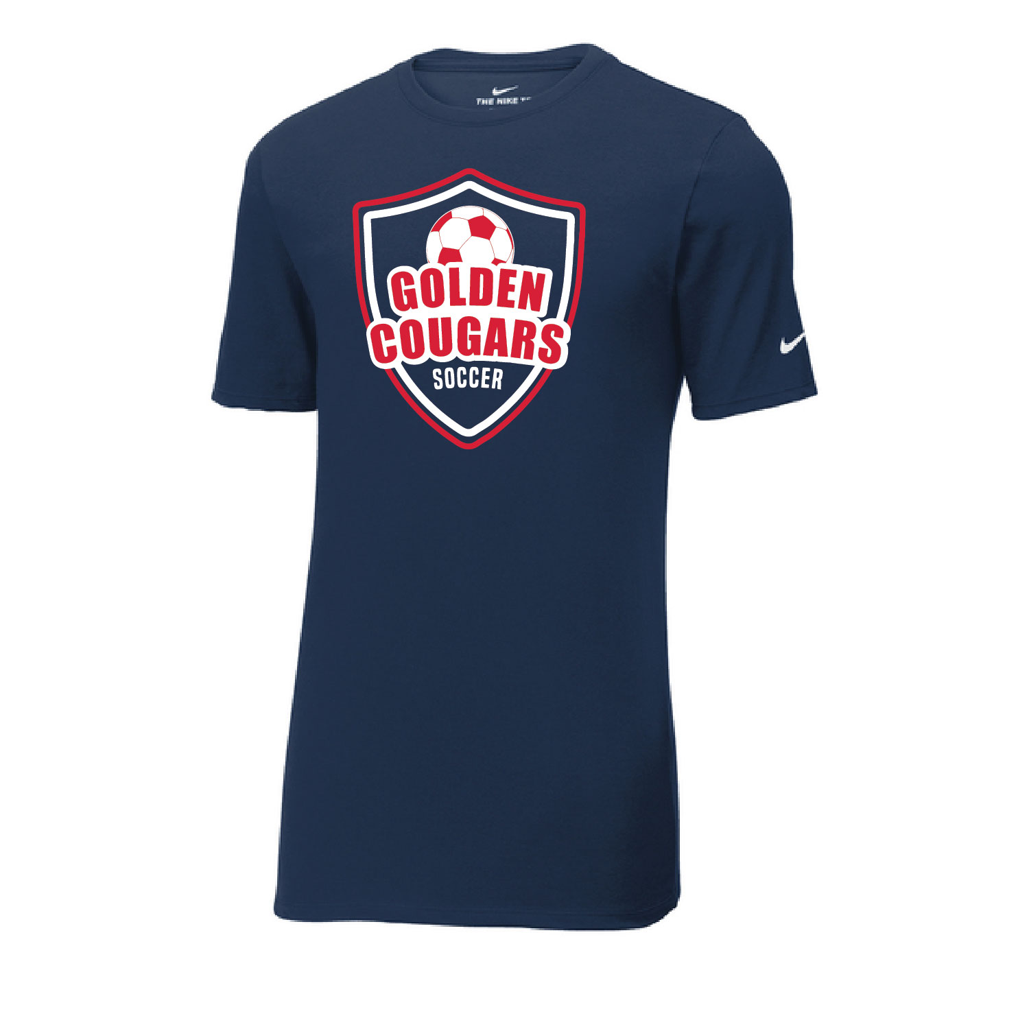 Golden Cougars Soccer NIKE DriFit Cotton/Poly Short Sleeve Shirt product image