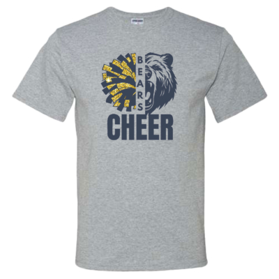 Frewsburg Football- Athletic Heather Cotton T-Shirt CHEER DESIGN product image