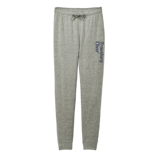 Frewsburg Football- Grey Frost Ladies Cotton Joggers CHEER DESIGN