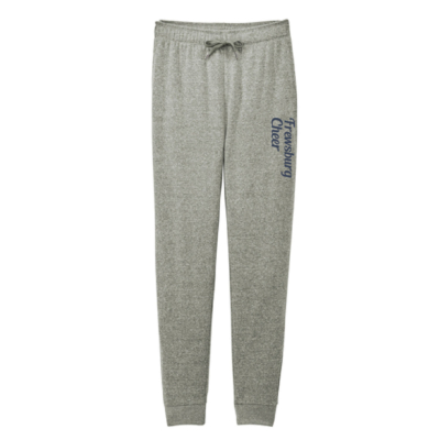 Frewsburg Football- Grey Frost Ladies Cotton Joggers CHEER DESIGN product image