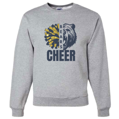 Frewsburg Football- Athletic Heather Cotton Crew CHEER DESIGN product image