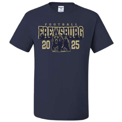 Frewsburg Football- Navy Cotton T-Shirt product image