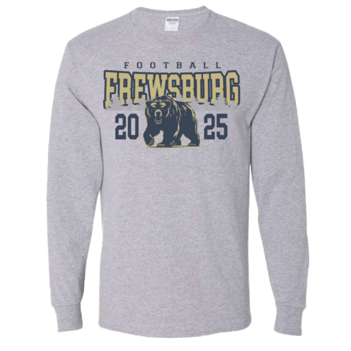 Frewsburg Football- Athletic Heather Cotton Long Sleeve