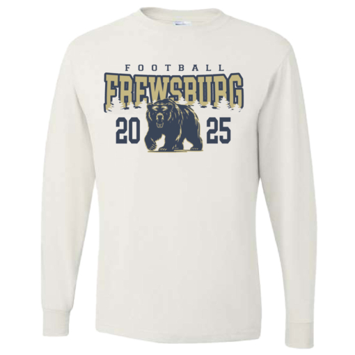 Frewsburg Football- White Cotton Long Sleeve
