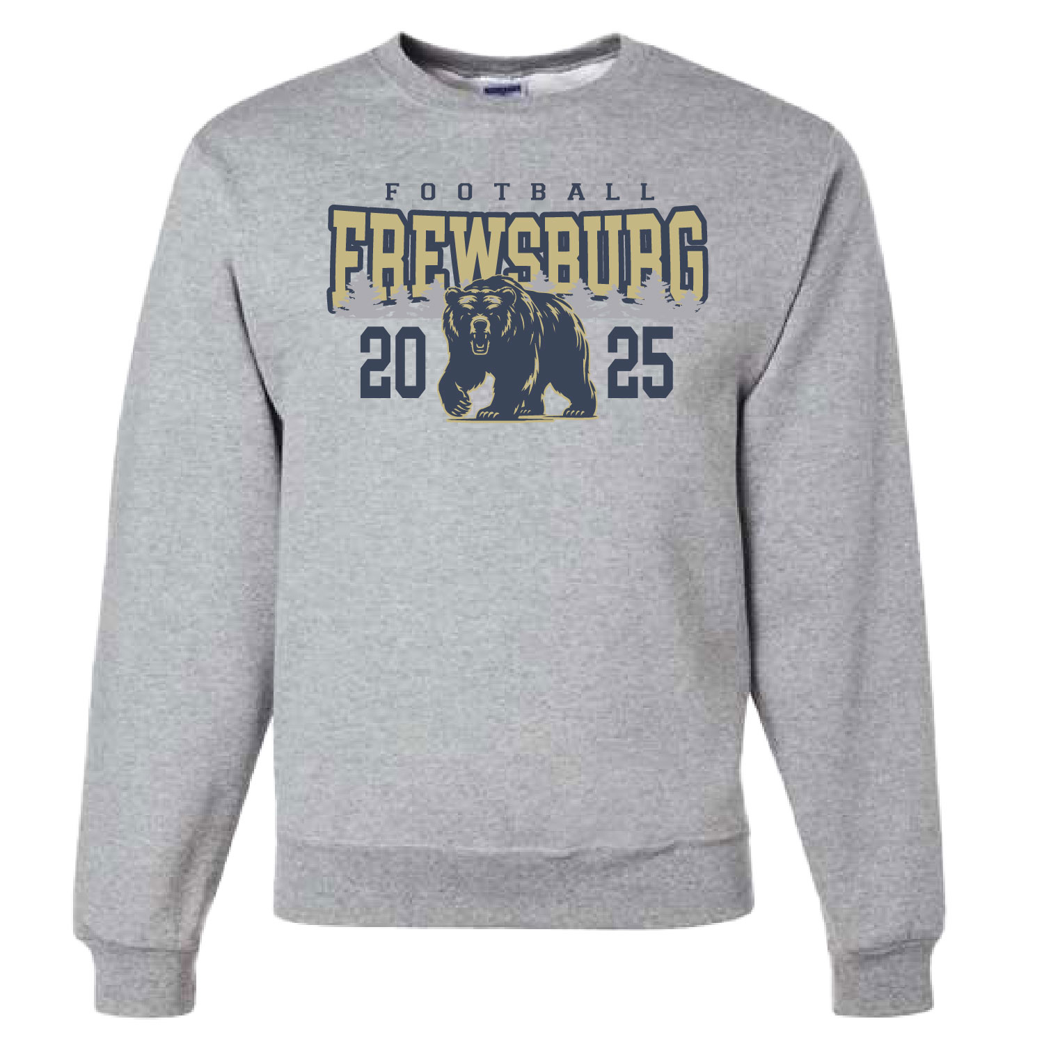Frewsburg Football- Athletic Heather Cotton Crew product image