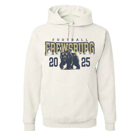 Frewsburg Football- White Cotton Sweatshirt
