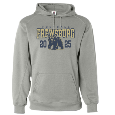 Frewsburg Football- Silver Poly Hooded Sweatshirt product image