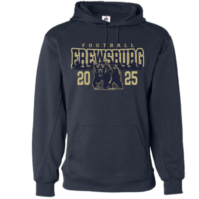 Frewsburg Football- Navy Poly Hooded Sweatshirt product image