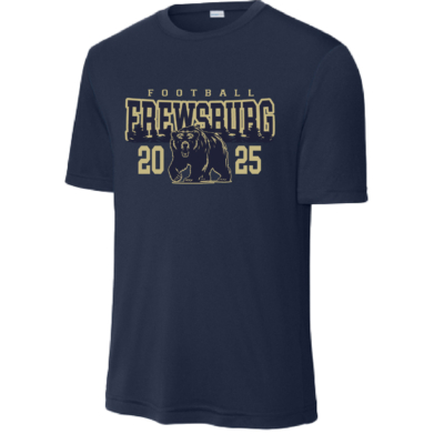 Frewsburg Football- Navy Poly Short Sleeve T-Shirt product image