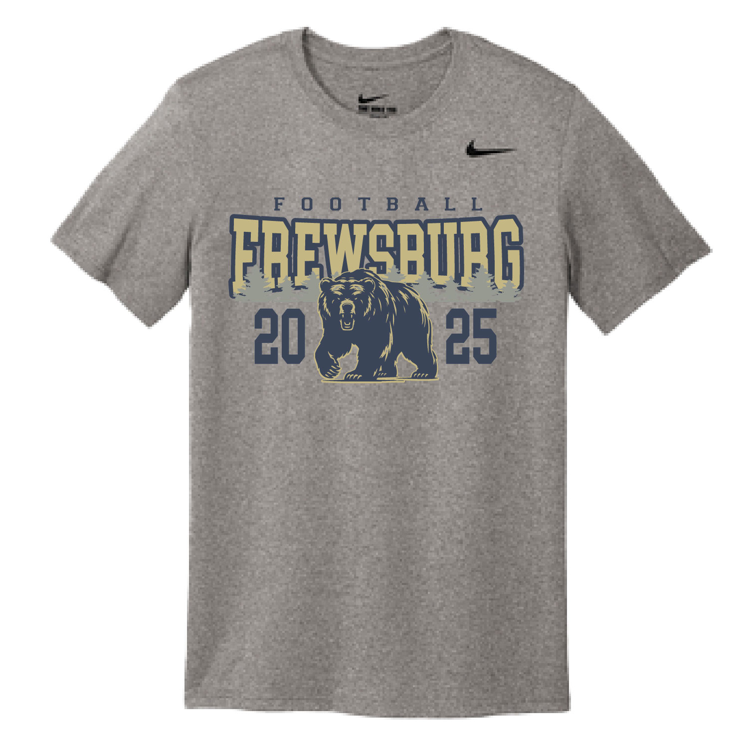 Frewsburg Football – Nike Team Legend Tee – Carbon heather product image