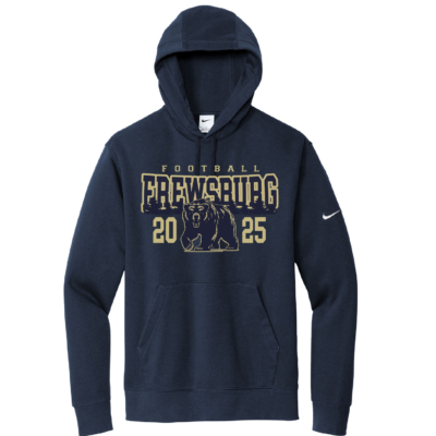 Frewsburg Football – Nike Club Fleece Hooded Sweatshirt – Midnight Navy product image