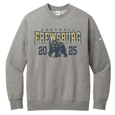 Frewsburg Football – Nike Club Fleece Crew – Dark Grey Heather product image