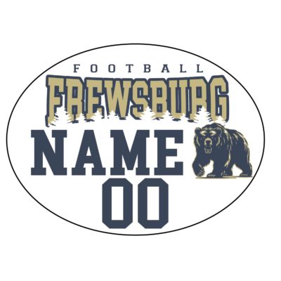 Frewsburg Football –  Custom Vinyl Decal Full Color product image