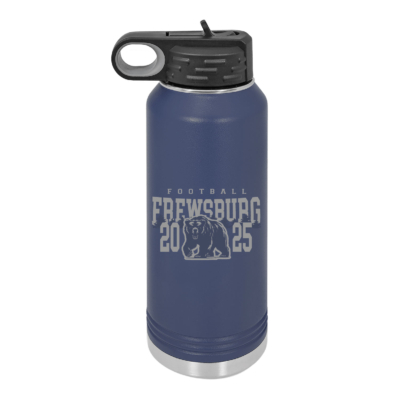 Frewsburg Football – Polar Camel 32 oz. Navy Blue Water Bottle- Engraved product image