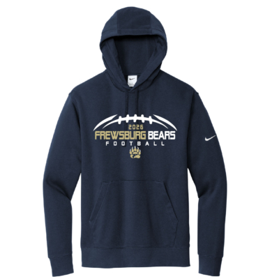 Frewsburg Football – Nike Club Fleece Hooded Sweatshirt – Midnight Navy product image