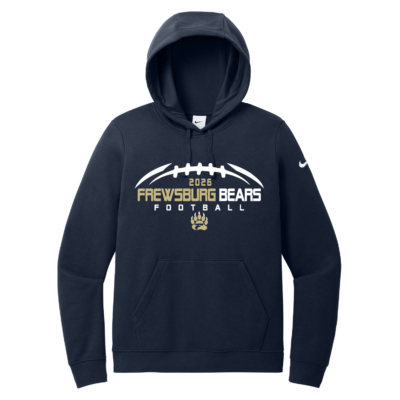 Frewsburg Football – Ladies Nike Club Fleece Hooded Sweatshirt – Navy product image