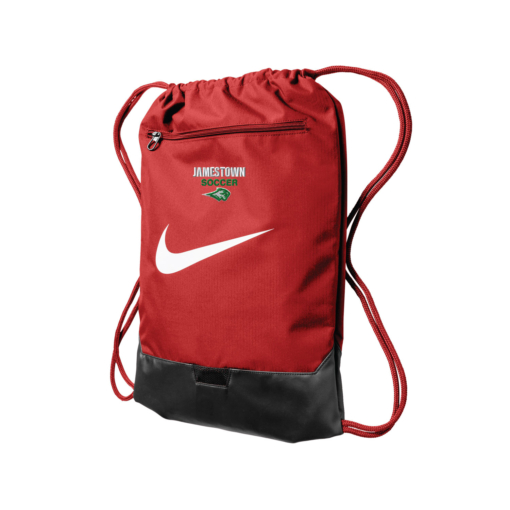 Jamestown Girls Soccer - Nike Drawstring Pack - Red EMBROIDERED