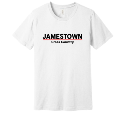 Jamestown Cross Country – Bella Ringspun Short Sleeve Shirt – White product image