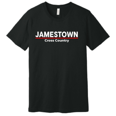 Jamestown Cross Country – Bella Ringspun Short Sleeve Shirt – Vintage Black product image
