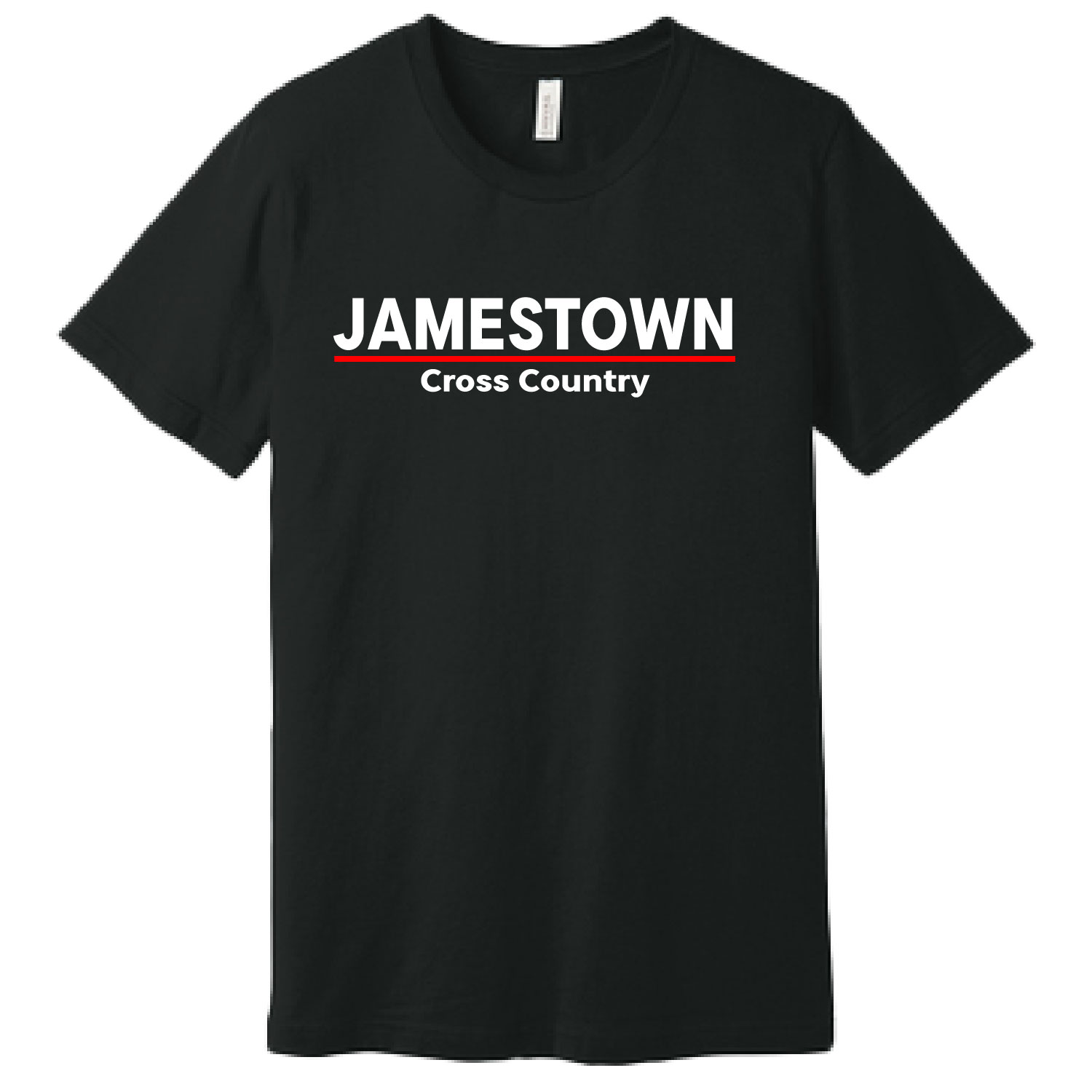 Jamestown Cross Country – Bella Ringspun Short Sleeve Shirt – Vintage Black product image