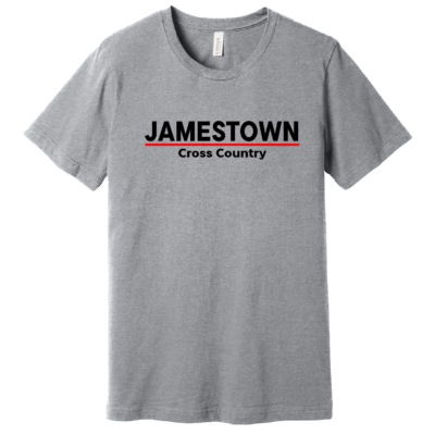 Jamestown Cross Country – Bella Ringspun Short Sleeve Shirt – Athletic Heather product image