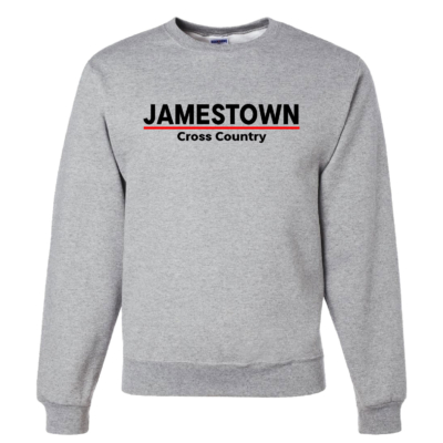 Jamestown Cross Country – Cotton Crewneck Sweatshirt – Athletic Heather product image