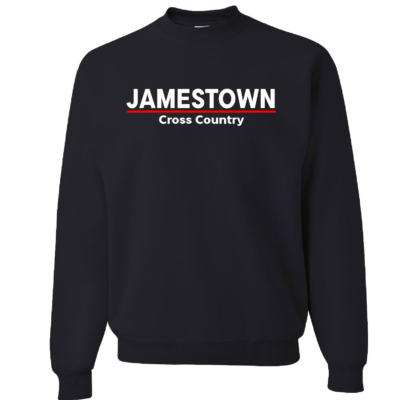Jamestown Cross Country – Cotton Crewneck Sweatshirt – Black product image