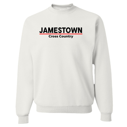 Jamestown Cross Country - Cotton Crewneck Sweatshirt - White