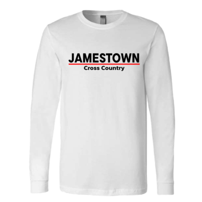 Jamestown Cross Country – Bella Ringspun Long Sleeve Shirt – White product image