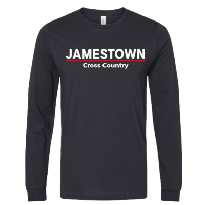 Jamestown Cross Country – Bella Ringspun Long Sleeve Shirt – Vintage Black product image