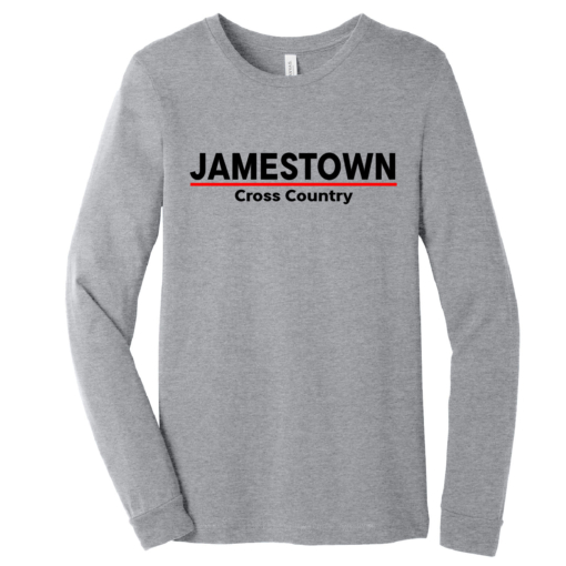Jamestown Cross Country - Bella Ringspun Long Sleeve Shirt - Athletic Heather