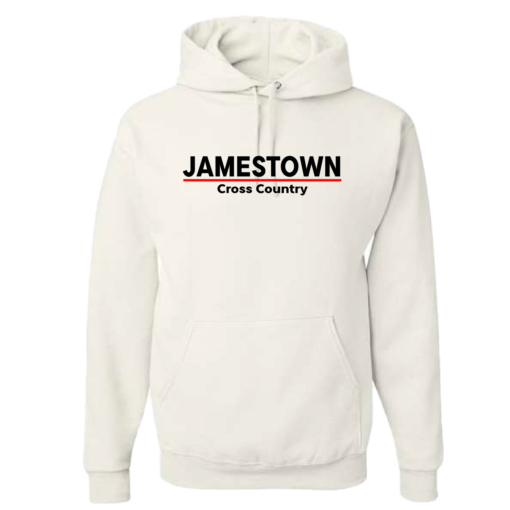 Jamestown Cross Country - Cotton Hooded Sweatshirt - White