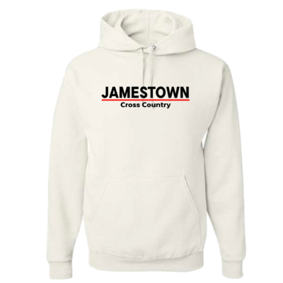 Jamestown Cross Country – Cotton Hooded Sweatshirt – White product image