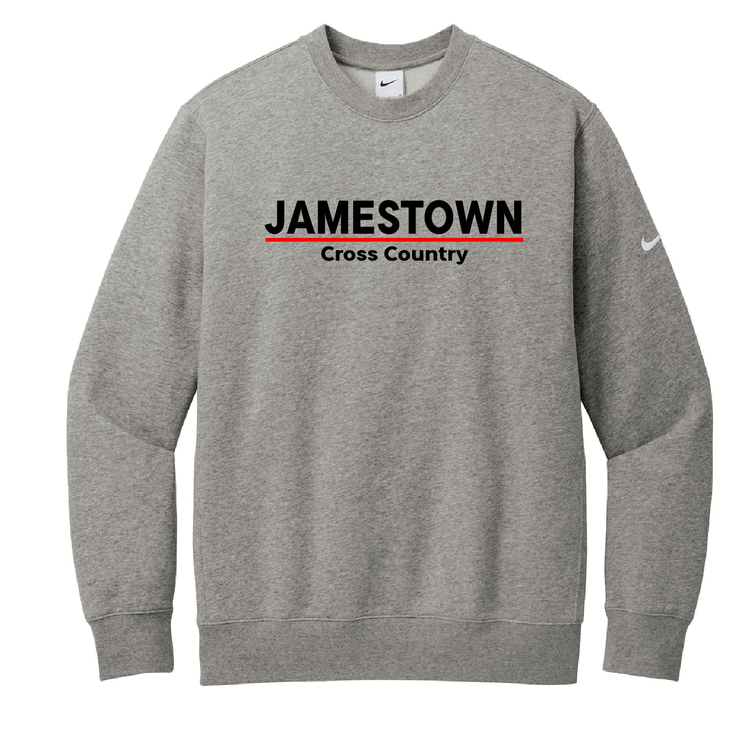 Jamestown Cross Country – Nike Club Fleece Crewneck – Carbon Heather product image