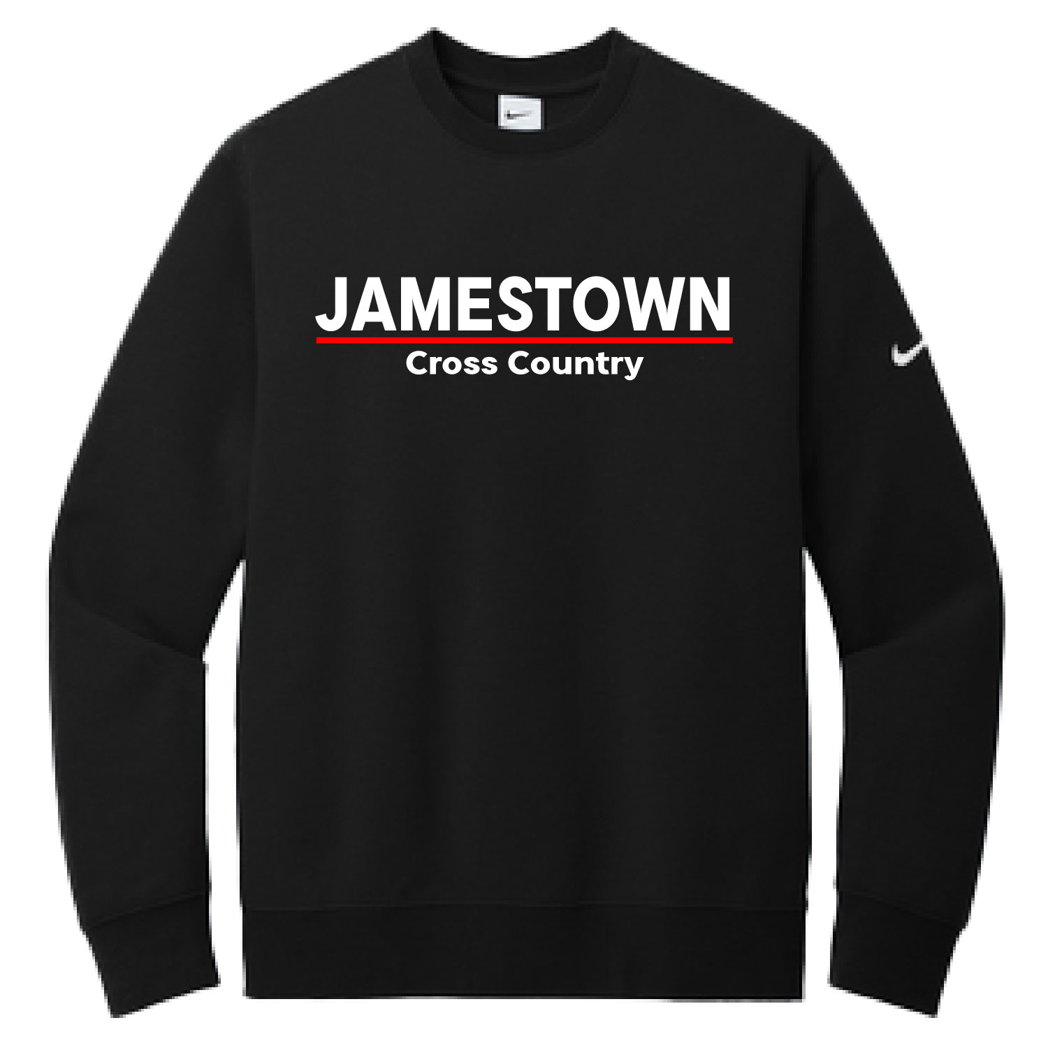 Jamestown Cross Country – Nike Club Fleece Crewneck – Black product image