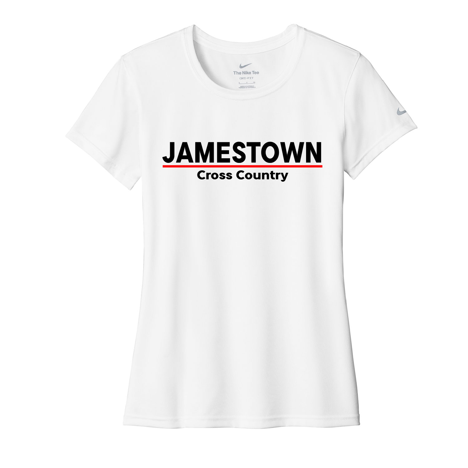 Jamestown Cross Country – Ladies Nike DriFit Tee – White product image