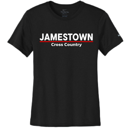 Jamestown Cross Country - Ladies Nike DriFit Tee - Black