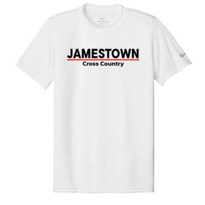 Jamestown Cross Country – Nike DriFit Tee – White product image