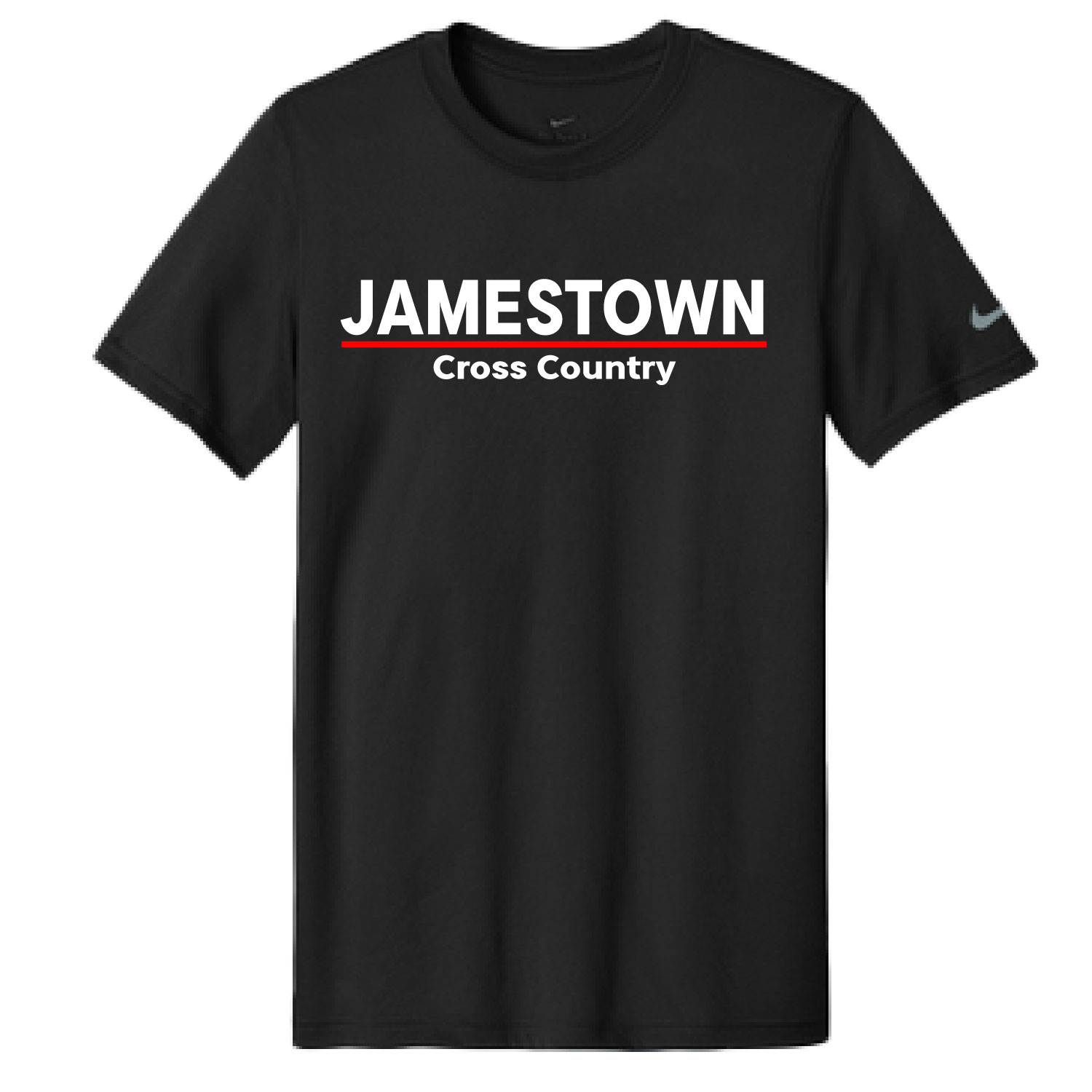 Jamestown Cross Country – Nike DriFit Tee – Black product image