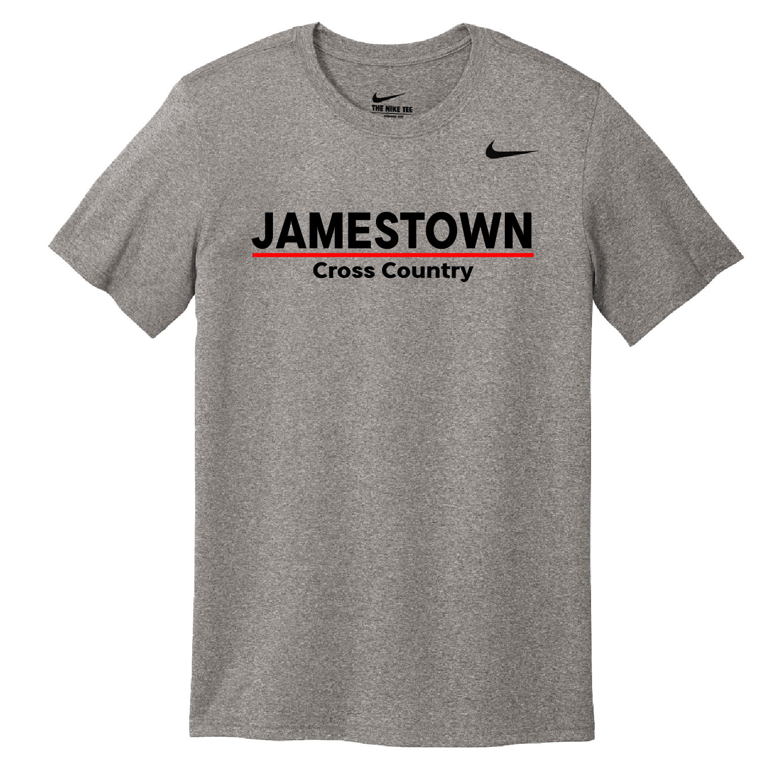 Jamestown Cross Country – Nike DriFit Tee – Carbon Heather product image