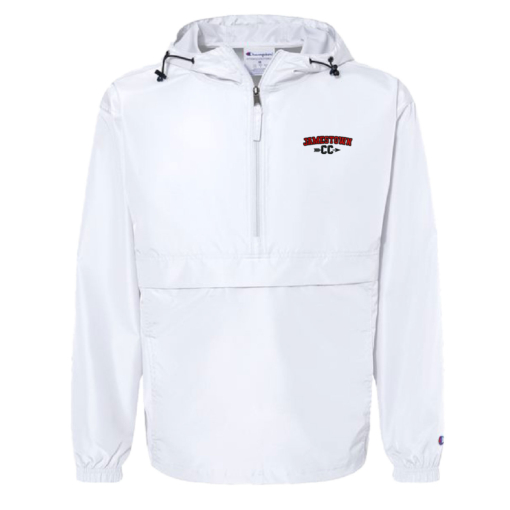 Jamestown Cross Country - Embroidered Champion Windbreaker - White