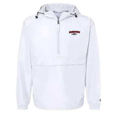 Jamestown Cross Country – Embroidered Champion Windbreaker – White product image